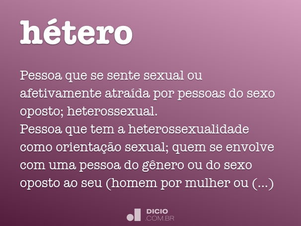 O que significa ''hétero top''?