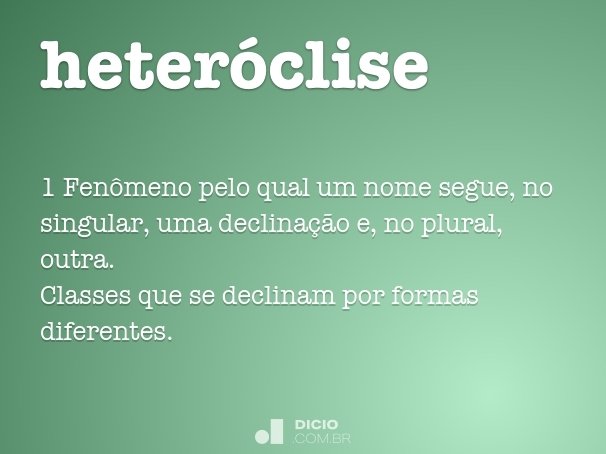 heteróclise