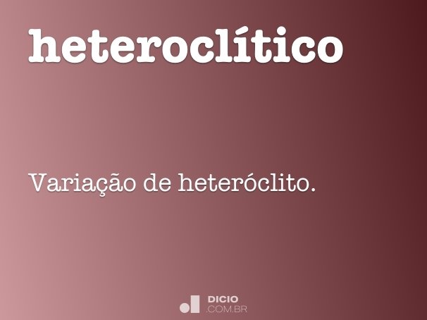 heteroclítico