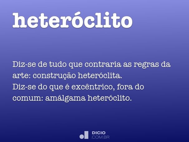 heteróclito
