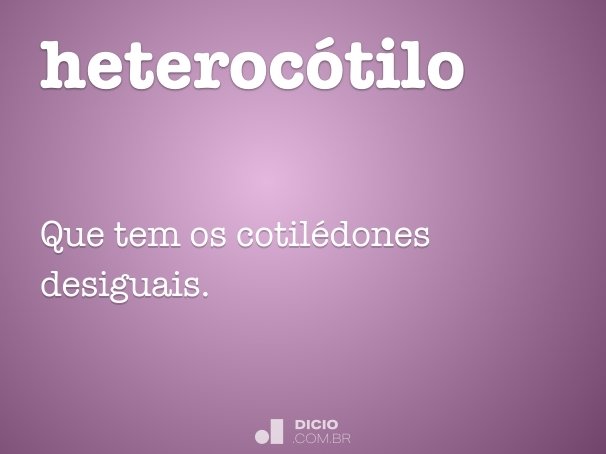 heterocótilo