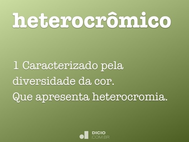 heterocrômico