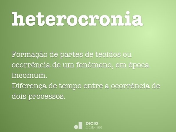 heterocronia