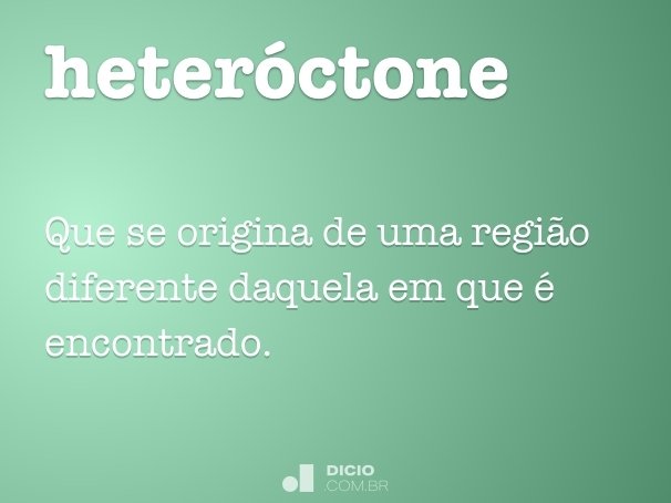 heteróctone