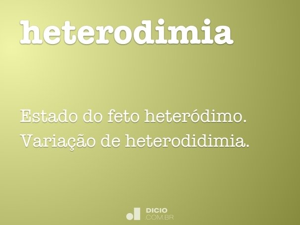 heterodimia