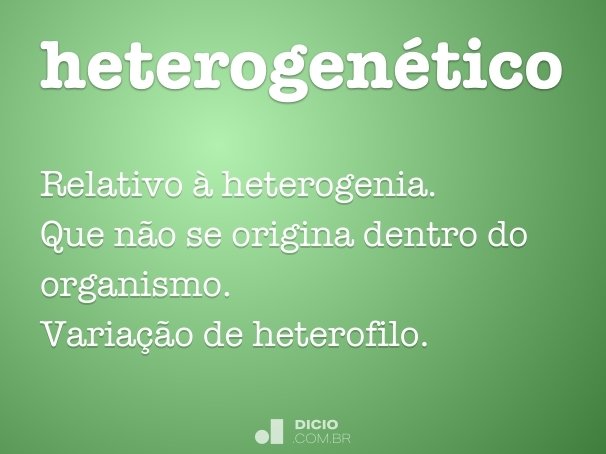 heterogenético