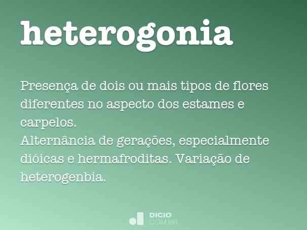 heterogonia