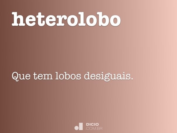 heterolobo