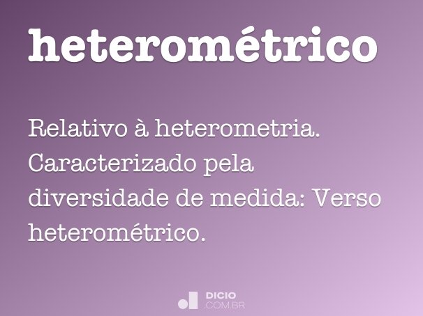 heterométrico