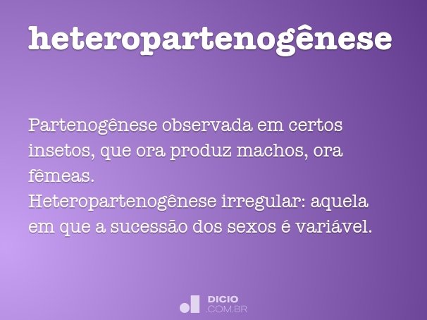 heteropartenogênese