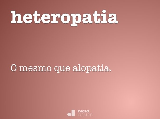 heteropatia