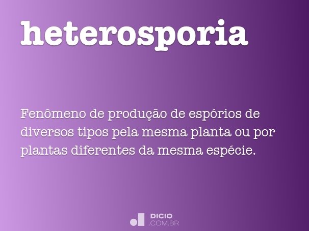 heterosporia