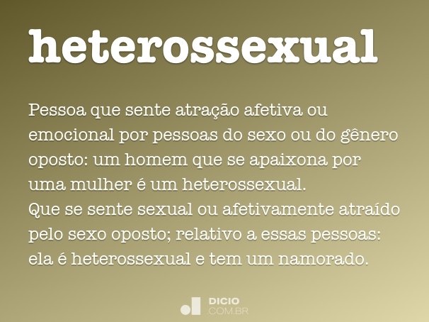 heterossexual