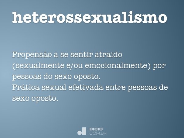 heterossexualismo