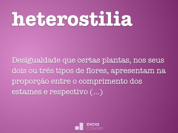 heterostilia