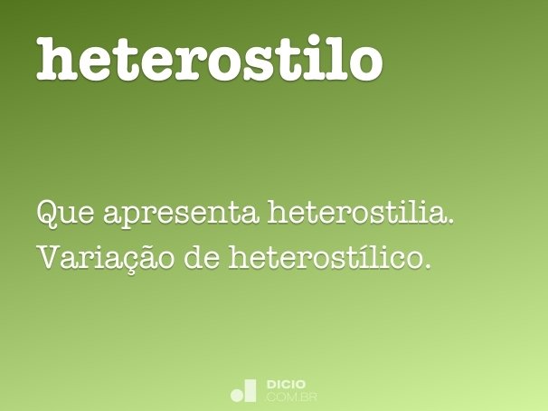 heterostilo