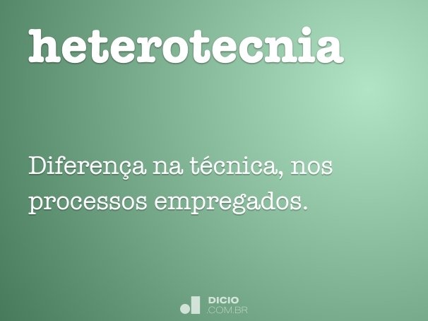 heterotecnia