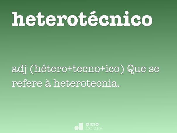 heterotécnico