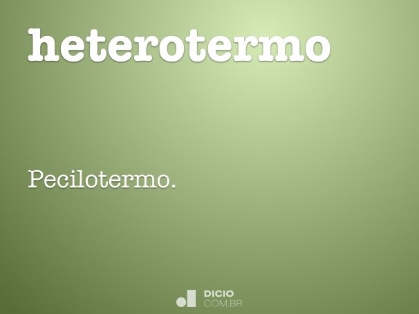 heterotermo