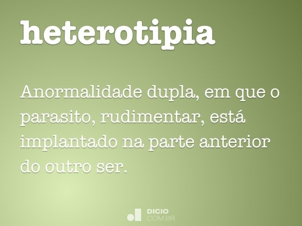 heterotipia
