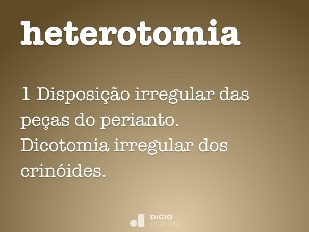 heterotomia