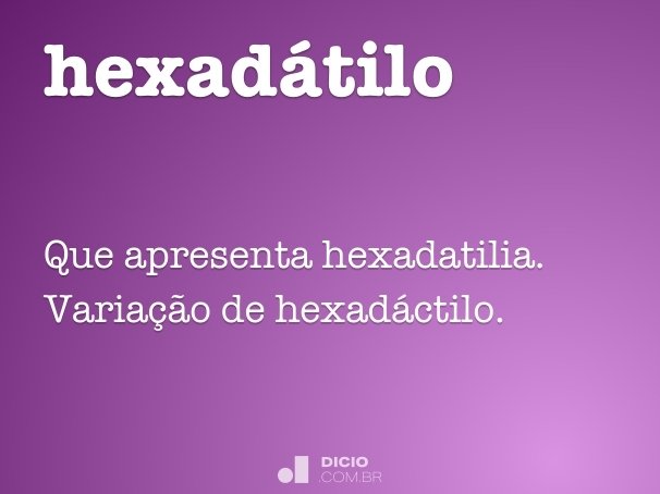hexadátilo