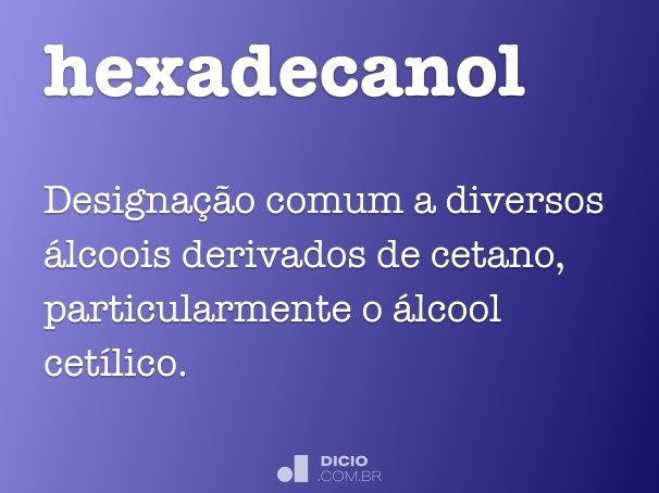 hexadecanol