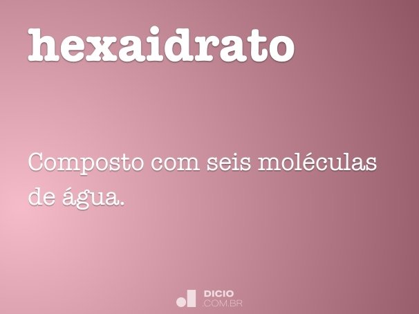 hexaidrato