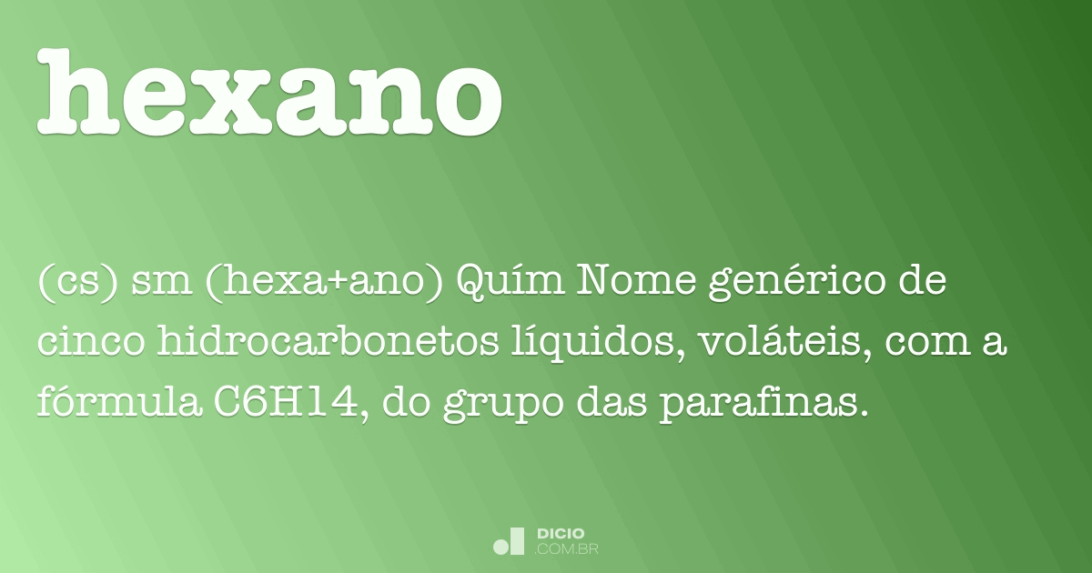Hexano Dicio, Dicionário Online de Português