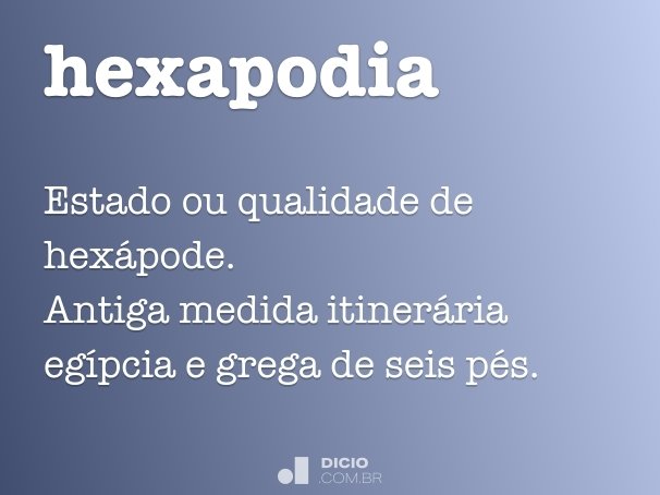 hexapodia