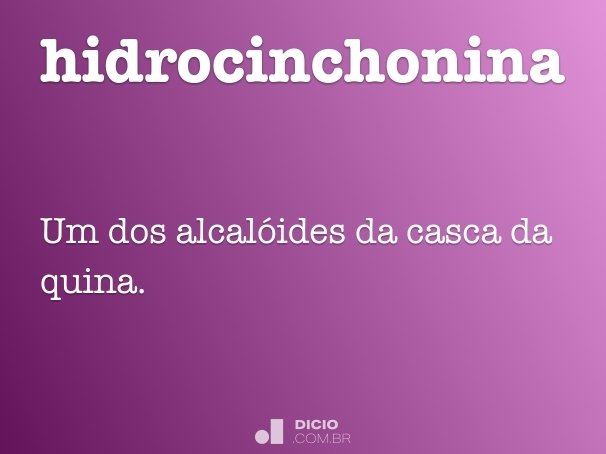 hidrocinchonina