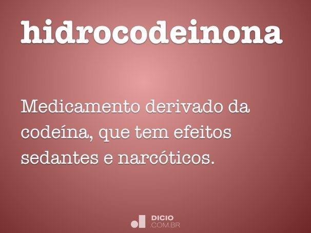 hidrocodeinona