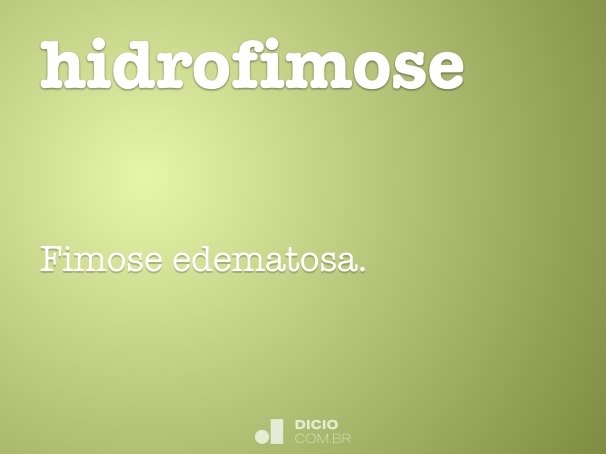 hidrofimose