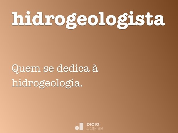 hidrogeologista