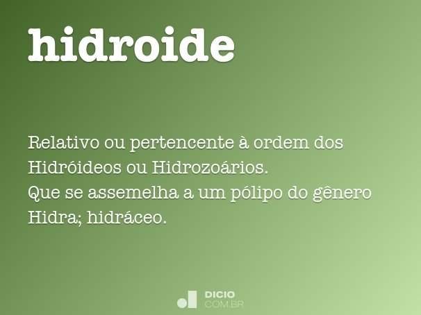 hidroide