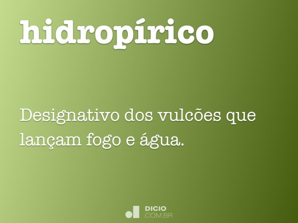 hidropírico