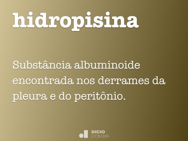 hidropisina