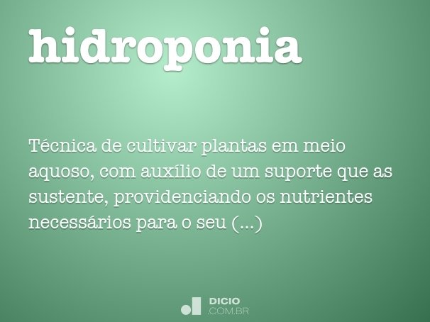 hidroponia