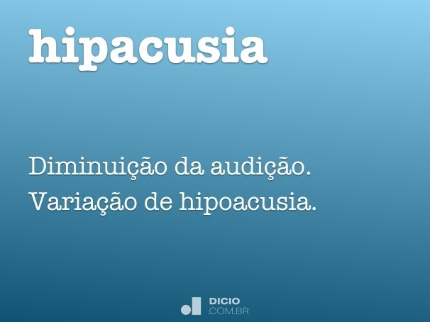 hipacusia