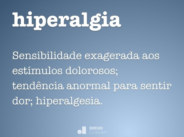 hiperalgia