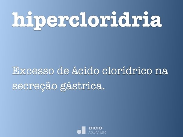 hipercloridria
