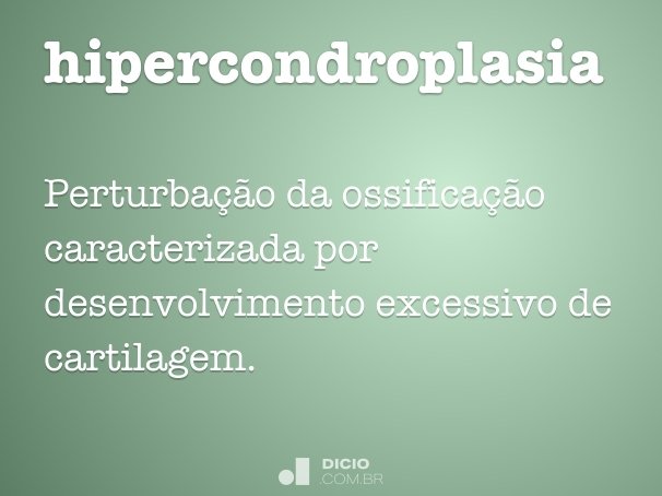 hipercondroplasia