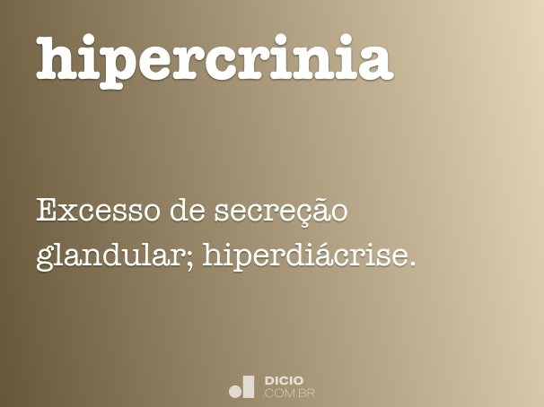 hipercrinia