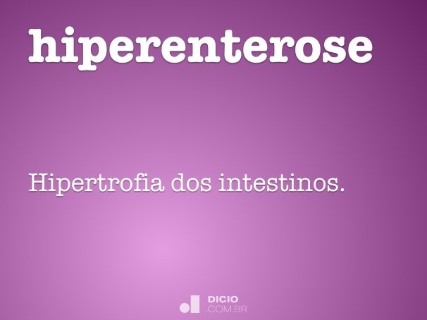 hiperenterose