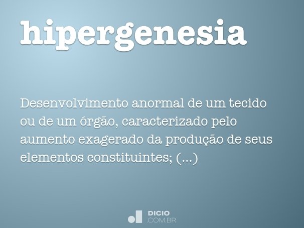 hipergenesia
