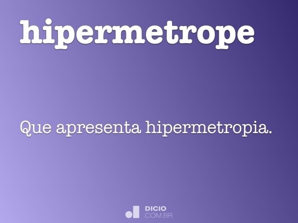 hipermetrope