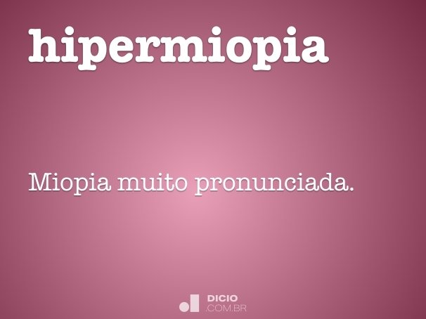 hipermiopia