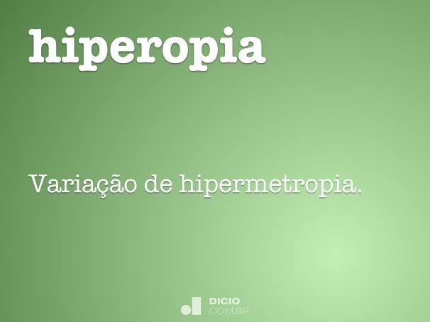 hiperopia