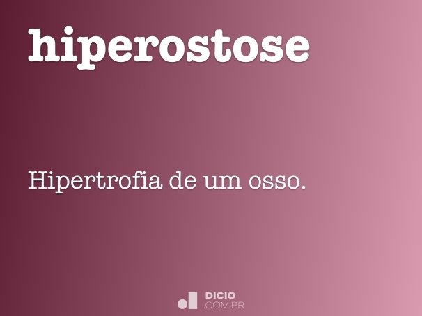 hiperostose
