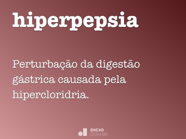 hiperpepsia